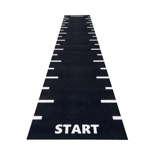 GymGear Black, Green and Red Sprint Track (Start, Finish & 0.5 Meter Line Markings)