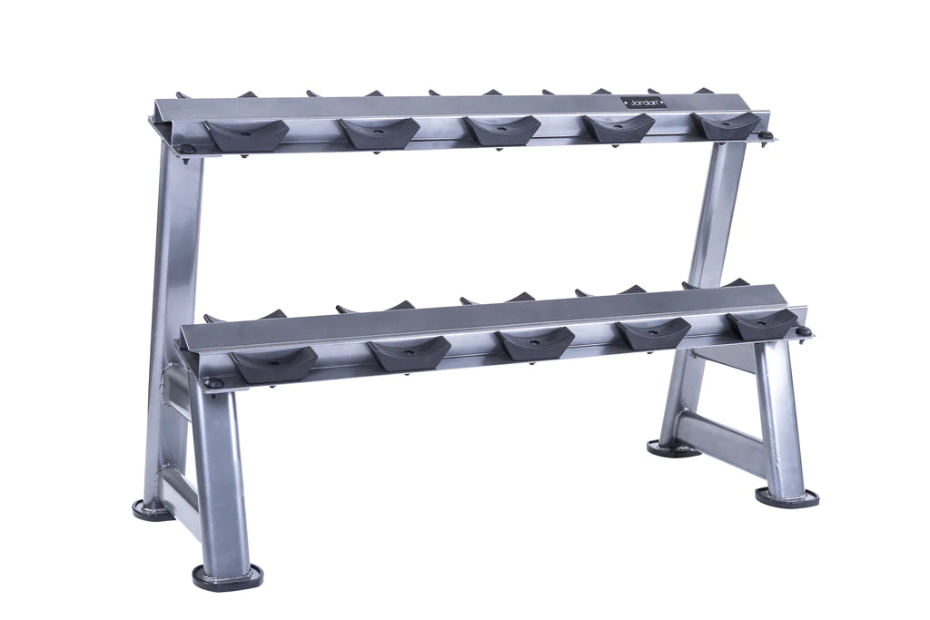 JORDAN 5 Pair Dumbbell Rack 5 Pair, 2 Tier.