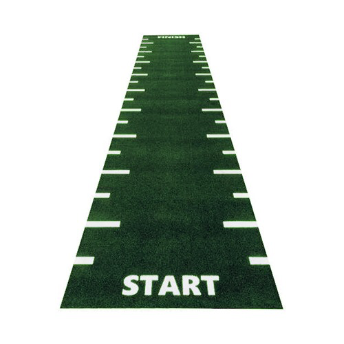 Green Sprint Track (Start, Finish & 0.5 Meter Line Markings)