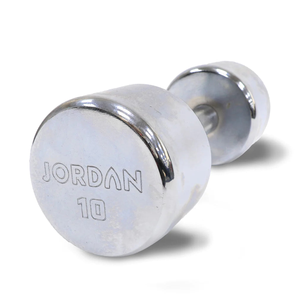 JORDAN Chrome Dumbbells.