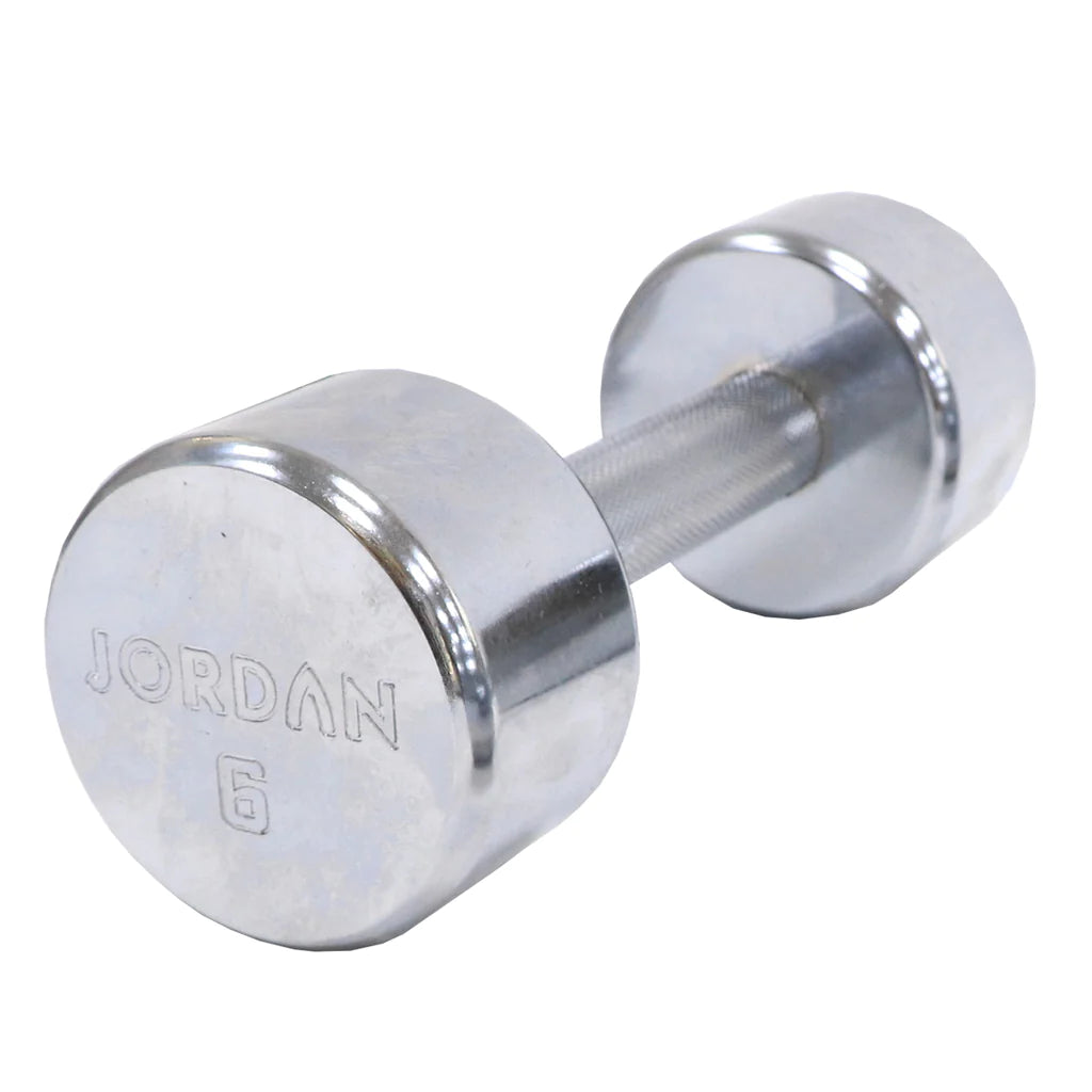 JORDAN Chrome Dumbbells.
