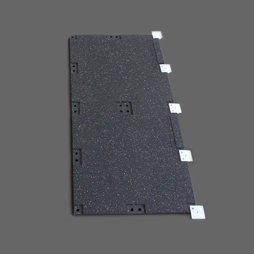 GymGear 20mm Premium Black Rubber Gym Floor Tile (1m x 0.5m / Black)