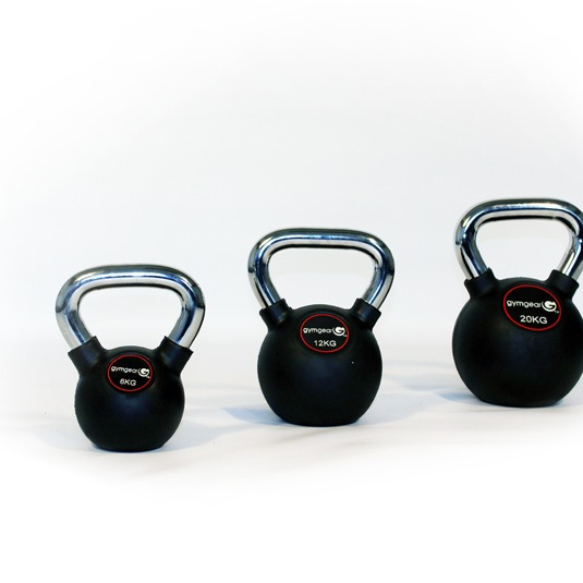GymGear 18kg Rubber Kettlebell