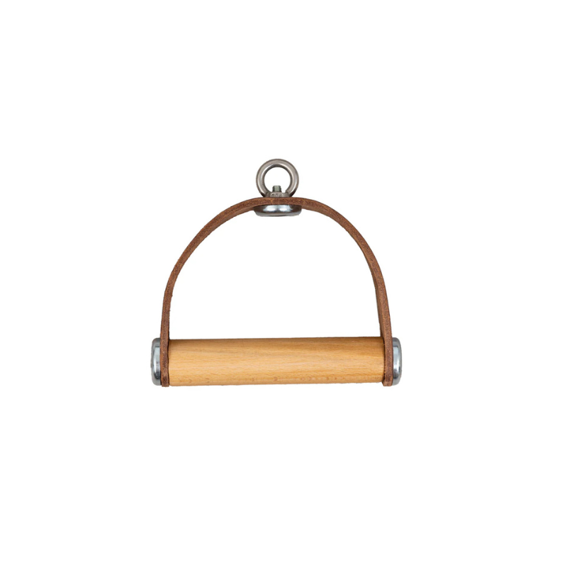 HEGREN TALMA Leather & Wood Handles - Pair