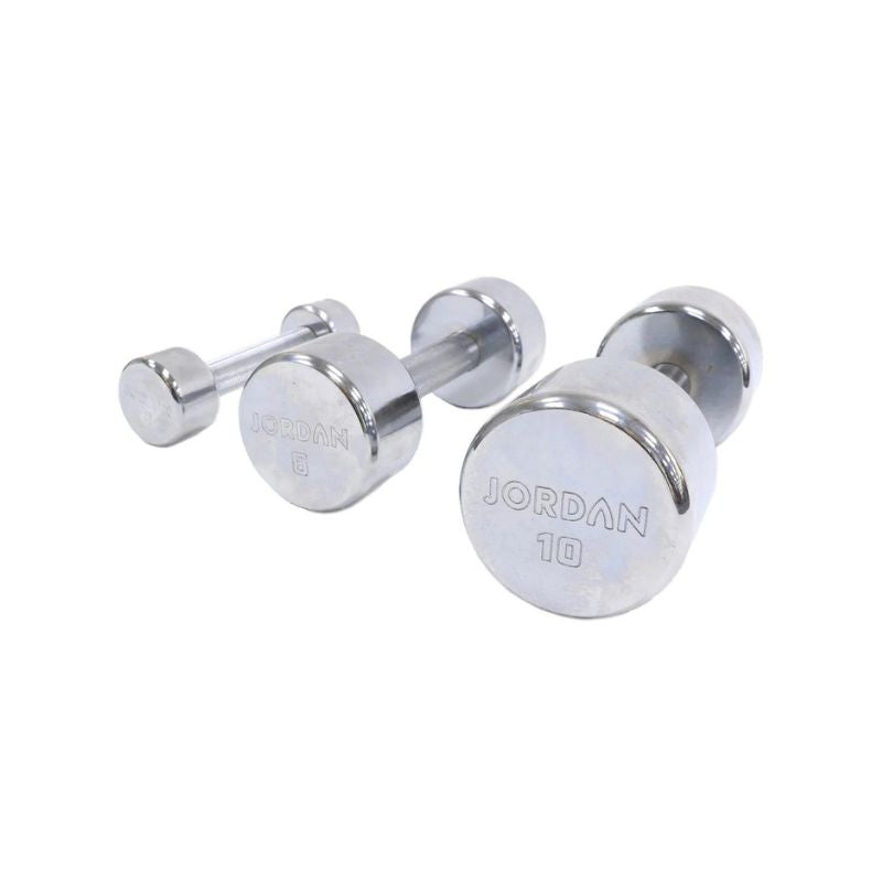 JORDAN Chrome Dumbbells.