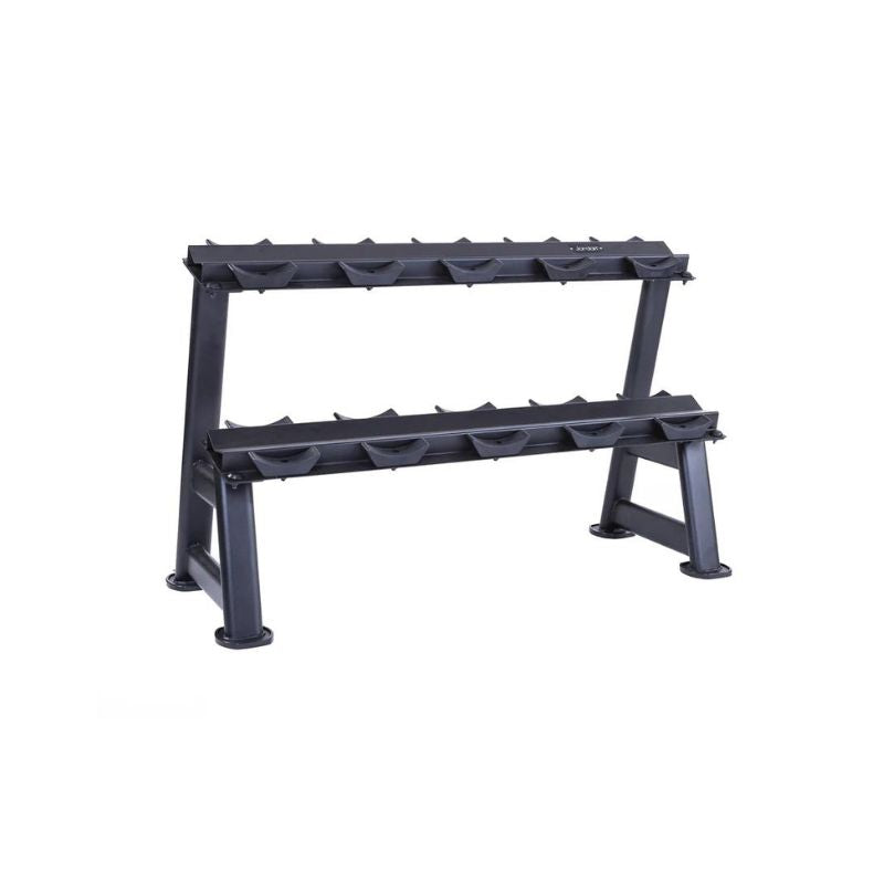 JORDAN 5 Pair Dumbbell Rack 5 Pair, 2 Tier.