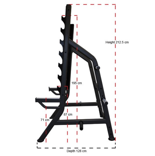 GymGear Pro Series, Commercial Squat Rack