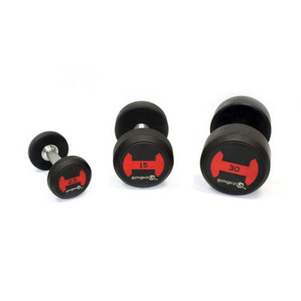 2.5kg - 30kg Rubber Dumbbells Set