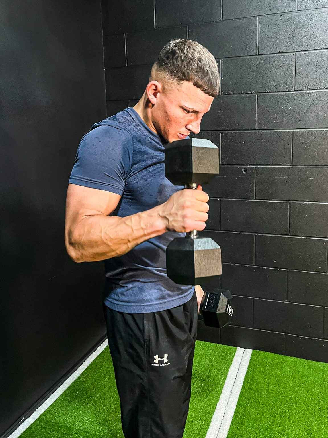 GymGear Rubber Hex Dumbbell Set 2.5-25kg