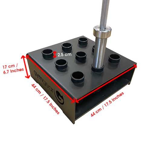 GymGear Vertical Olympic Bar Holder