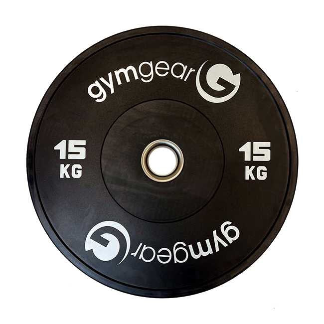 15kg Black Bumper Plates