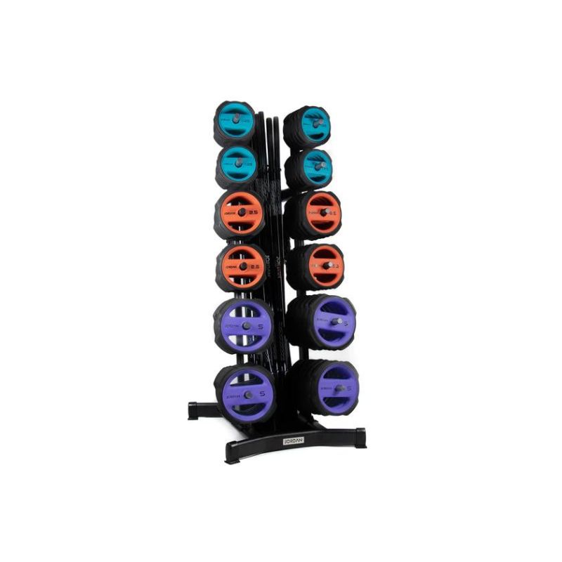 JORDAN Ignite Pump X ™ Urethane Studio Barbell Sets and Plates - Colour Coded