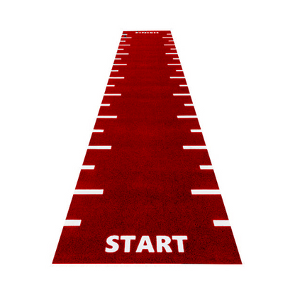 GymGear Black, Green and Red Sprint Track (Start, Finish &￼￼ 0.5 Meter Line Markings)