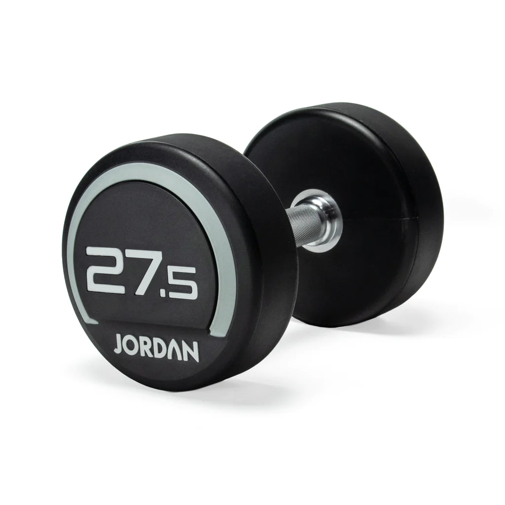 JORDAN Urethane Dumbbells Pairs and Sets- Up to 75kg (Gray)