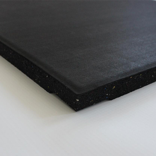GymGear 20mm Premium Black Rubber Gym Floor Tile (1m x 0.5m / Black)