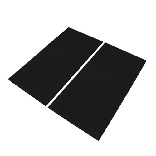30mm Premium Black Rubber Gym Floor Tile (1m x 0.5m / Black)