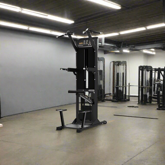JORDAN Assisted Chin/Dip Station - 100kg Weight Stack