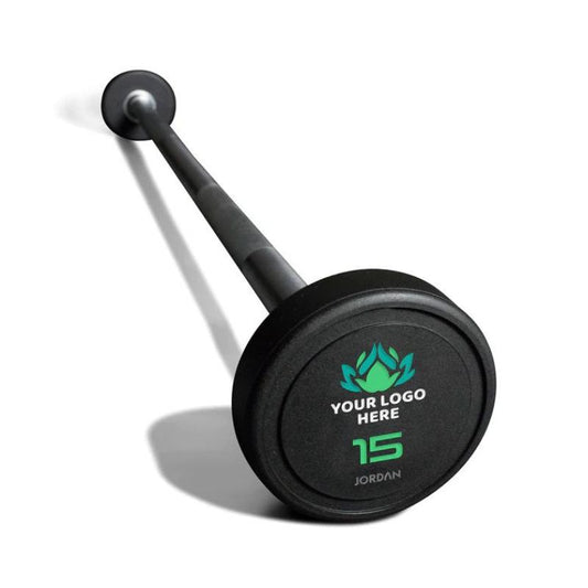 JORDAN Custom Branded Urethane Barbells (Straight Bars)