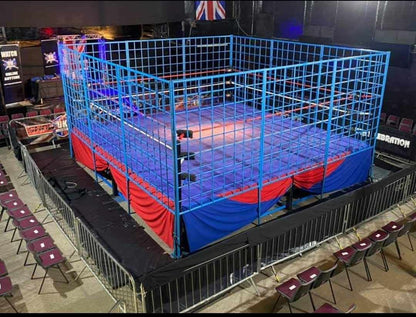 Wrestling Ring Cage – Mesh & Classic WWF Style.