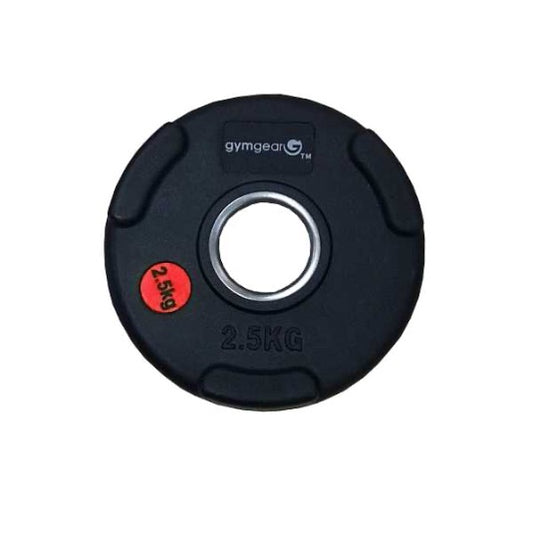 2.5kg Rubber Olympic Weight Plates (Tri-Grip)