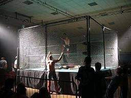 Wrestling Ring Cage – Mesh & Classic WWF Style.